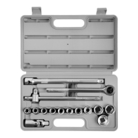 Набор торцевых головок ЕРМАК 736-498, с воротками, 1/2", 10 - 27 мм, 16 предметов Набор торцевых головок ЕРМАК 736-498, с воротками, 1/2", 10 - 27 мм, 16 предметов