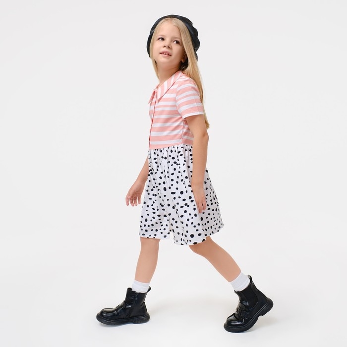 Платье детское на пуговках KAFTAN Платье детское на пуговках KAFTAN "Amore" р.28 (86-92)