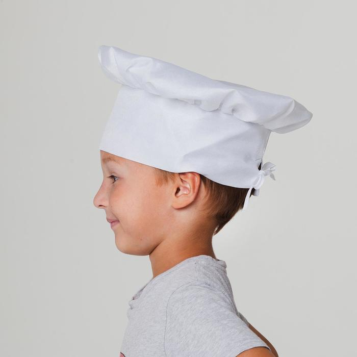 Карнавальный костюм «Поварёнок», фартук, колпак, р-р 32-36, рост 122-134 см Карнавальный костюм «Поварёнок», фартук, колпак, р-р 32-36, рост 122-134 см