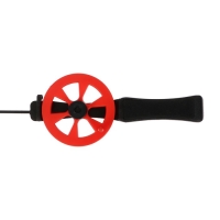 Удочка зимняя, ручка пластик, направляющая лески, красная, HFB-15