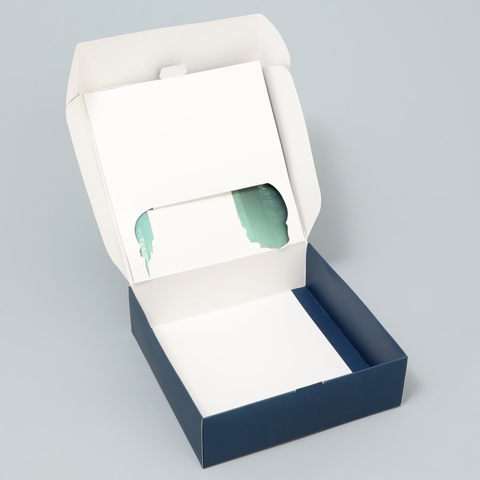 Коробка подарочная складная, упаковка, &laquo;Лучшему&raquo;, 16.5 х 16.5 х 5 см