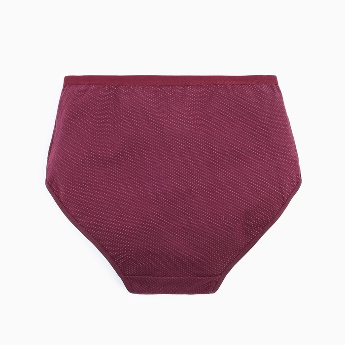 Трусы женские цвет бордовый, размер 56-58