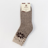 Носки мужские из монгольской шерсти "Снежинка", цвет серый, размер 27 (40-42) Носки мужские из монгольской шерсти "Снежинка", цвет серый, размер 27 (40-42)