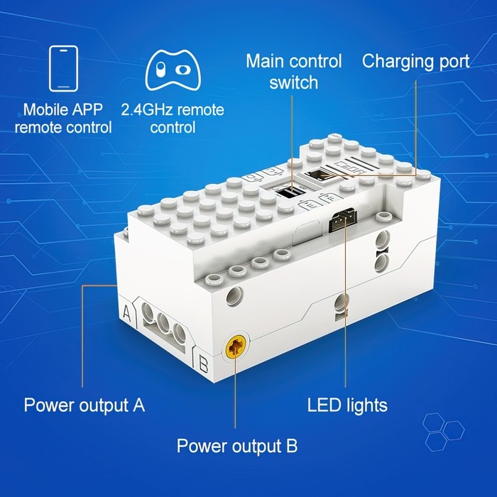 Конструктор радиоуправляемый &laquo;Робот&raquo;, 462 детали
