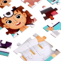 Пазл с фонариком &laquo;Кабинет врача&raquo;, 63 детали