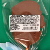 Новый год. Фигура из молочного шоколада "Снежная баба", на палочке , 20 г &plusmn; 5 %