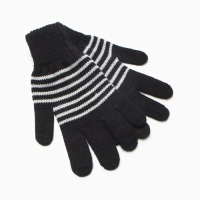 Перчатки женские, цвет чёрный, размер 18 Перчатки женские, цвет чёрный, размер 18