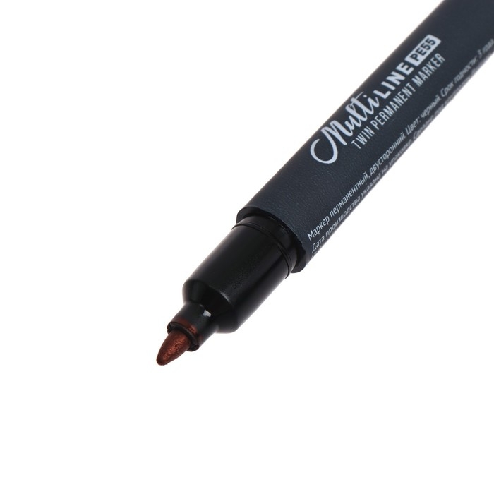 Маркер перманентный двухсторонний 1.0 мм/0.5 мм, Berlingo, чёрный Маркер перманентный двухсторонний 1.0 мм/0.5 мм, Berlingo, чёрный