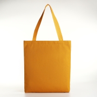 Шопер на молнии, из текстиля, цвет жёлтый Шопер на молнии, из текстиля, цвет жёлтый