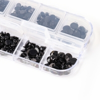 Стразы для творчества холодной фиксации с инструментами и клеем, цвет черный, размер от 1,5-6 мм, подходят для лица и ногтей Стразы для творчества холодной фиксации с инструментами и клеем, цвет черный, размер от 1,5-6 мм, подходят для лица и ногтей