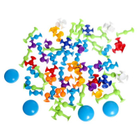 Конструктор &laquo;Забавные присоски&raquo;, 76 деталей