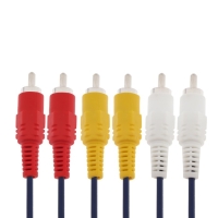 Кабель Luazon KDGN-001, 3xRCA (M) - 3xRCA (M), 1.5 м Кабель Luazon KDGN-001, 3xRCA (M) - 3xRCA (M), 1.5 м