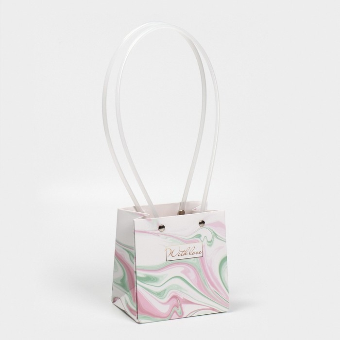 Пакет влагостойкий для цветов With love, 11,5 х 12 х 8 см