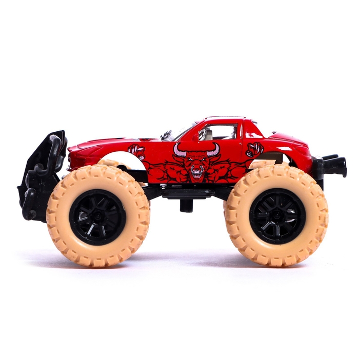 Джип металлический Monster Trucks, МИКС