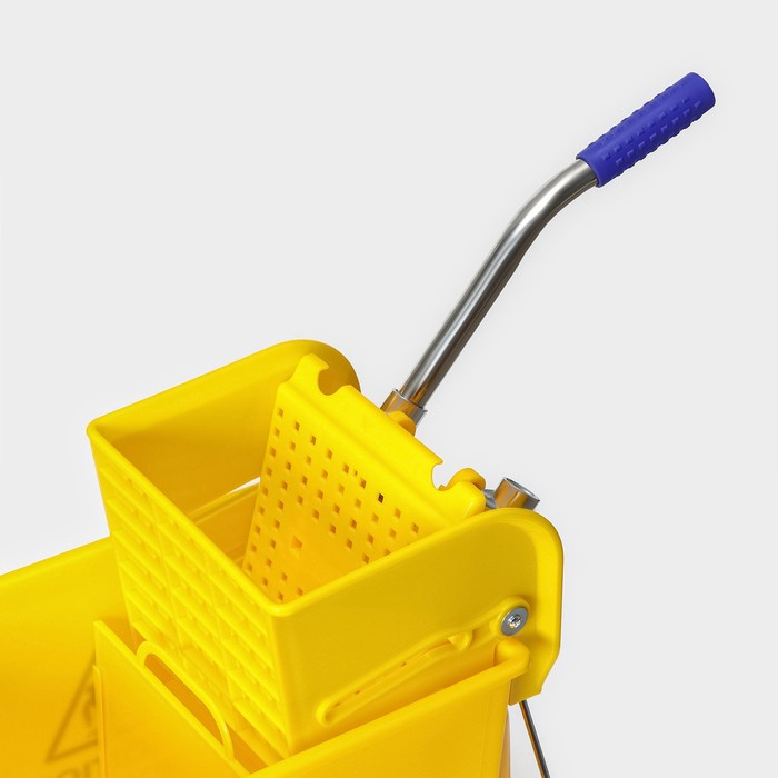 Ведро с механическим отжимом на колёсах, 20 л Ведро с механическим отжимом на колёсах, 20 л