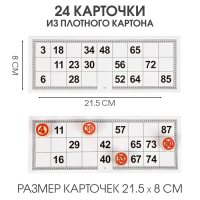 Русское лото "Вояж", 9 х 24 х 12.5 см