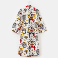 Халат мужской Этель "Настоящий мужчина" рукав 3/4, размер 58-60, вафля 200г/м2, 100% хлопок Халат мужской Этель "Настоящий мужчина" рукав 3/4, размер 58-60, вафля 200г/м2, 100% хлопок