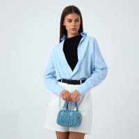 Сумка женская на молнии, цвет голубой Сумка женская на молнии, цвет голубой