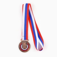 Медаль тематическая 192, &laquo;Танцы&raquo;, d= 5 см. Цвет бронза. С лентой