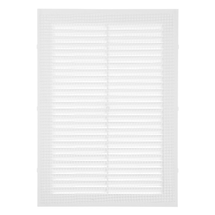 Решетка вентиляционная ZEIN Люкс Л170, 170 x 240 мм, с сеткой, неразъемная