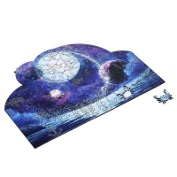 Пазлы деревянные фигурные &laquo;Парад планет&raquo; светящиеся, 145 элементов