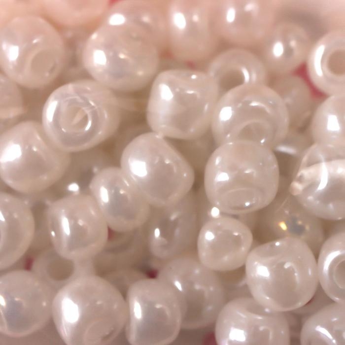 Бисер круглый Бисер круглый "Нежные цвета бело-жёлто-розовый" 8 цветов х 10 грамм