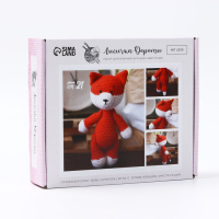 Набор для вязания. Амигуруми: мягкая игрушка «Лисичка Дороти», 21 см Набор для вязания. Амигуруми: мягкая игрушка «Лисичка Дороти», 21 см