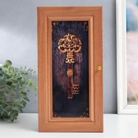 Ключница "Ключ" орех 16х31 см МИКС Ключница "Ключ" орех 16х31 см МИКС