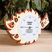 Термометр для бани "Листок", 19,3х13см, "Добропаровъ" Термометр для бани "Листок", 19,3х13см, "Добропаровъ"