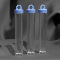 Баночки для хранения мелочей, d = 2,1 &times; 13,5 см, 3 шт, цвет голубой