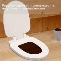 Сиденье для уличного туалета, с крышкой, 38 &times; 50 см, Стандарт, пенополистирол