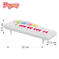 Игрушка музыкальная &laquo;Пианино: Зоопарк&raquo;, 24 клавиши, световые и звуковые эффекты