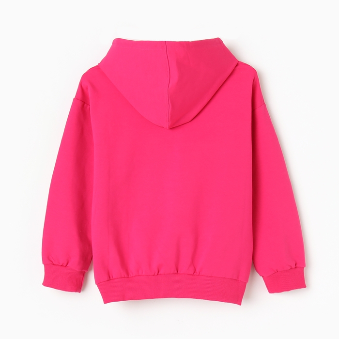 Толстовка для девочек НАЧЕС, цвет фуксия, рост 134