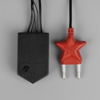 Гирлянда «Бахрома» 1.8 × 0.5 м, IP20, тёмная нить, 48 LED, свечение фиолетовое, 8 режимов, 220 В Гирлянда «Бахрома» 1.8 × 0.5 м, IP20, тёмная нить, 48 LED, свечение фиолетовое, 8 режимов, 220 В