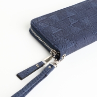 Кошелёк женский на молнии, цвет синий Кошелёк женский на молнии, цвет синий