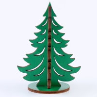 Новый год! Модель из дерева &laquo;Ёлка сборная №27&raquo;