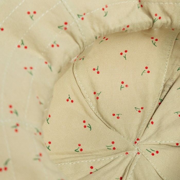 Панама детская MINAKU "Вишенка", цв. розовый/светло-зеленый, р-р 46