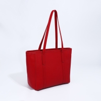 Сумка женская тоут на молнии, цвет красный Сумка женская тоут на молнии, цвет красный