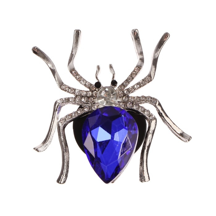 Украшение в дефлектор автомобиля, Паук, ароматизатор, 5.4&times;5.4 см, синий