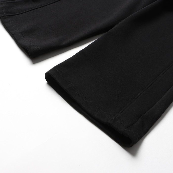 Брюки для девочек, НАЧЁС, цвет чёрный, рост 122-128 см