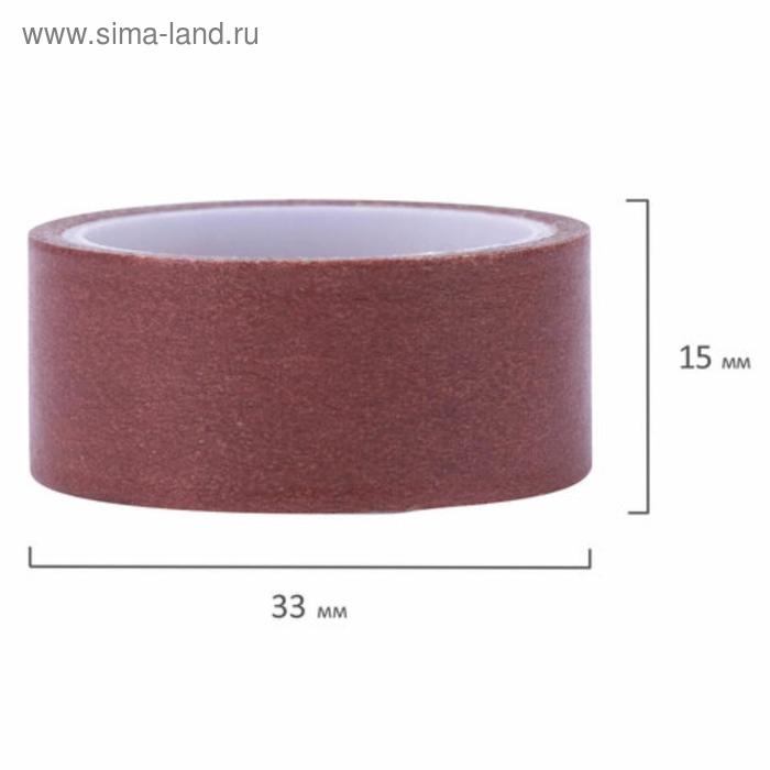 Клейкие WASHI-ленты д/декора Клейкие WASHI-ленты д/декора "ИНТЕНСИВ", 7 тёпл цветов,15 мм х 3 м (набор 7шт)рисовая бумага