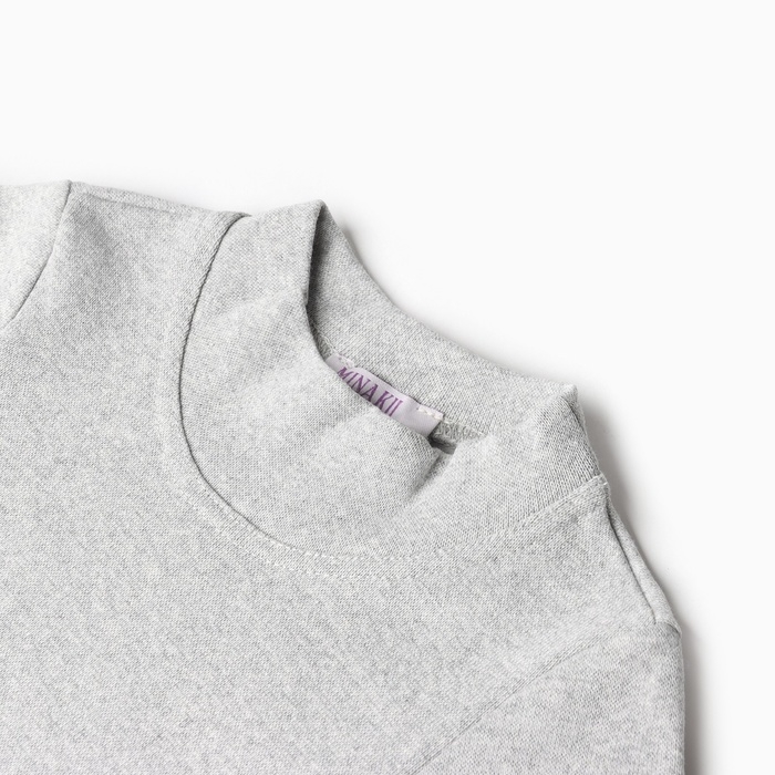 Термобелье для девочки (лонгслив, легинсы) цвет серый меланж, рост 140 Термобелье для девочки (лонгслив, легинсы) цвет серый меланж, рост 140