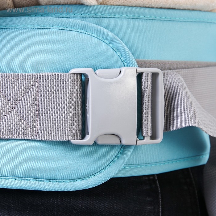 Рюкзак-кенгуру, хипсит для малыша &laquo;Абстракция&raquo;, от 3 до 20 кг., цвет голубой