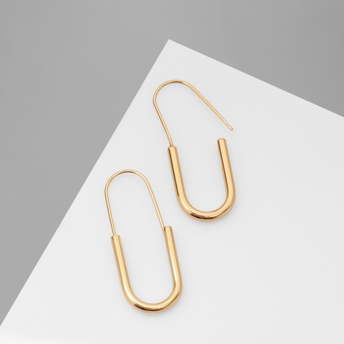 Серьги металл &laquo;Богема&raquo; булавки, цвет золото