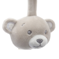 Подвеска - погремушка &laquo;Серый мишка&raquo;, на кроватку, коляску, Крошка Я