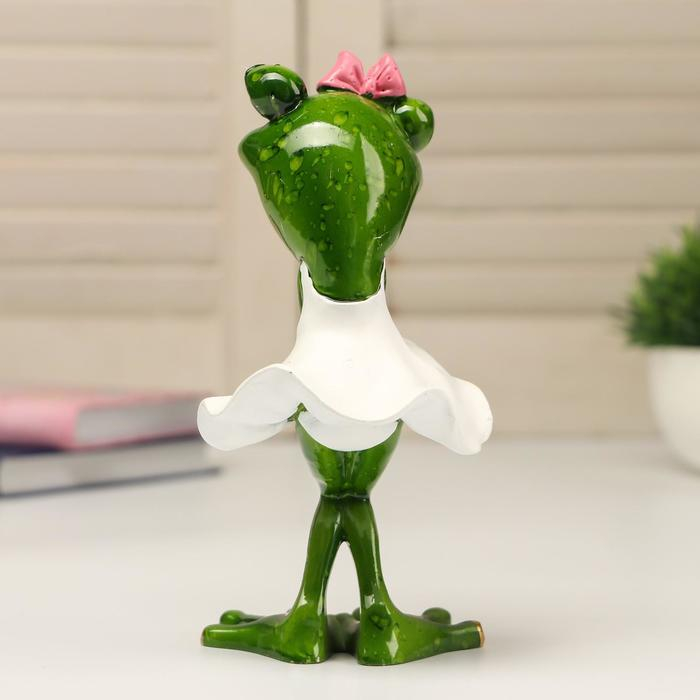 Сувенир полистоун лак "Лягушка Монро" 16,5х8,2х9,5 см