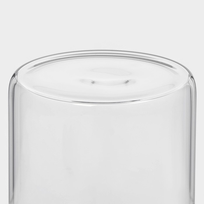 Банка стеклянная для сыпучих продуктов с бамбуковой крышкой &laquo;Эко&raquo;, 550 мл, 10&times;10,5 см