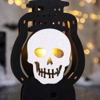 Декор с подсветкой «Фонарь с черепом», 3 × 10,5 × 17,5 см Декор с подсветкой «Фонарь с черепом», 3 × 10,5 × 17,5 см