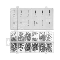 Набор саморезов, винтов, гаек и шайб ТУНДРА krep, 347 предметов