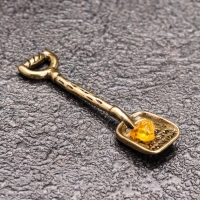 Сувенир кошельковый "Лопата Königsberg", с натуральным янтарем Сувенир кошельковый "Лопата Königsberg", с натуральным янтарем